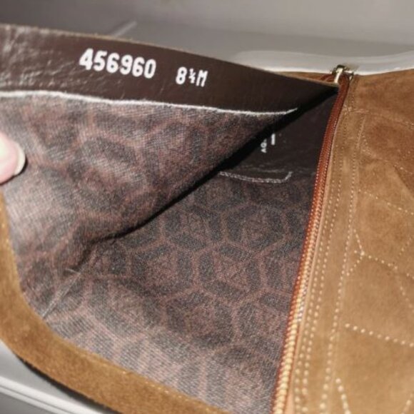 $595 NEW Aquatalia Size 8.5 M Brown Platform Sneaker style Suede Women's Boots - Picture 6 of 10